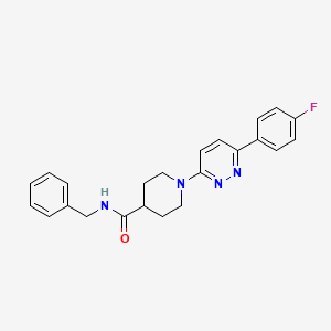 N-benzyl-1-[6-(4-fluorophenyl)pyridazin-3-yl]piperidine-4-carboxamide