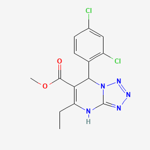 Methyl 7-(2,4-dichlorophenyl)-5-ethyl-4,7-dihydrotetrazolo[1,5-a]pyrimidine-6-carboxylate