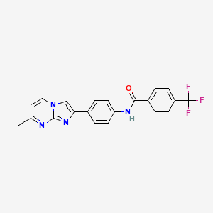 N-(4-{7-Methylimidazo[1,2-A]pyrimidin-2-YL}phenyl)-4-(trifluoromethyl)benzamide