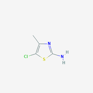 molecular formula C4H5ClN2S B112737 2-氨基-5-氯-4-甲基噻唑 CAS No. 5316-76-7