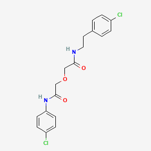 2-{2-[(4-chlorophenyl)amino]-2-oxoethoxy}-N-[2-(4-chlorophenyl)ethyl]acetamide