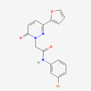 N-(3-bromophenyl)-2-(3-(furan-2-yl)-6-oxopyridazin-1(6H)-yl)acetamide