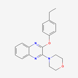 2-(4-Ethylphenoxy)-3-(morpholin-4-yl)quinoxaline