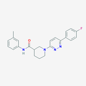 1-(6-(4-fluorophenyl)pyridazin-3-yl)-N-(m-tolyl)piperidine-3-carboxamide