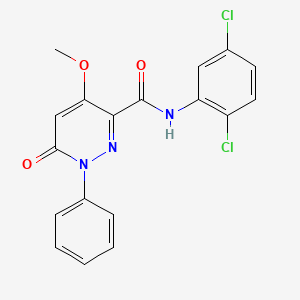 N-(2,5-dichlorophenyl)-4-methoxy-6-oxo-1-phenyl-1,6-dihydropyridazine-3-carboxamide