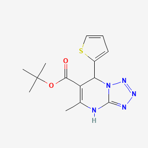 Tert-butyl 5-methyl-7-(thiophen-2-yl)-4,7-dihydrotetrazolo[1,5-a]pyrimidine-6-carboxylate