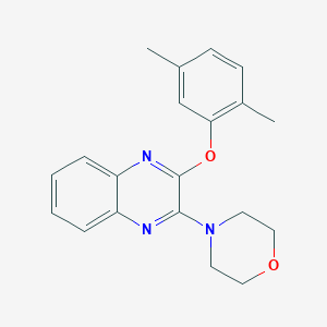 2-(2,5-Dimethylphenoxy)-3-(morpholin-4-yl)quinoxaline