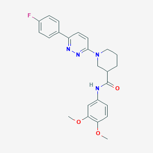 N-(3,4-dimethoxyphenyl)-1-[6-(4-fluorophenyl)pyridazin-3-yl]piperidine-3-carboxamide