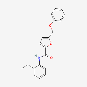 N-(2-ethylphenyl)-5-(phenoxymethyl)furan-2-carboxamide