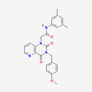 N-(3,5-dimethylphenyl)-2-(3-(4-methoxybenzyl)-2,4-dioxo-3,4-dihydropyrido[3,2-d]pyrimidin-1(2H)-yl)acetamide