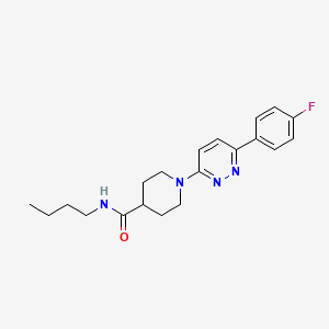 N-butyl-1-[6-(4-fluorophenyl)pyridazin-3-yl]piperidine-4-carboxamide