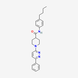 N-(4-butylphenyl)-1-(6-phenylpyridazin-3-yl)piperidine-4-carboxamide