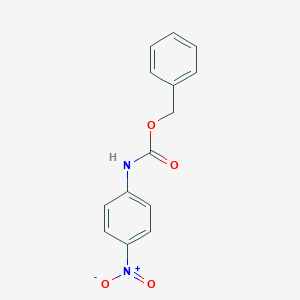 molecular formula C14H12N2O4 B112746 苄基N-(4-硝基苯基)氨基甲酸酯 CAS No. 53821-12-8