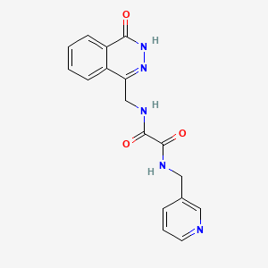 N1-((4-oxo-3,4-dihydrophthalazin-1-yl)methyl)-N2-(pyridin-3-ylmethyl)oxalamide