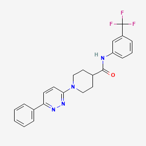 1-(6-phenylpyridazin-3-yl)-N-[3-(trifluoromethyl)phenyl]piperidine-4-carboxamide