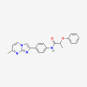 N-(4-{7-Methylimidazo[1,2-A]pyrimidin-2-YL}phenyl)-2-phenoxypropanamide