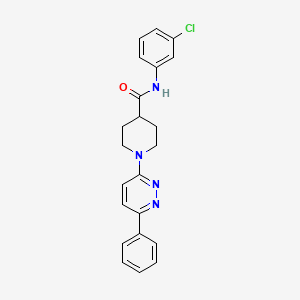 N-(3-chlorophenyl)-1-(6-phenylpyridazin-3-yl)piperidine-4-carboxamide