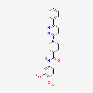 N-(3,4-dimethoxyphenyl)-1-(6-phenylpyridazin-3-yl)piperidine-4-carboxamide