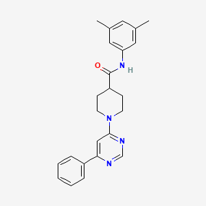 N-(3,5-dimethylphenyl)-1-(6-phenylpyrimidin-4-yl)piperidine-4-carboxamide