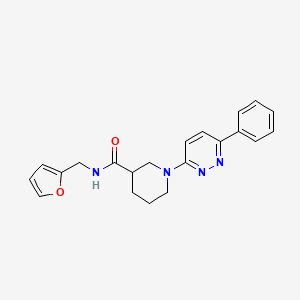 N-(furan-2-ylmethyl)-1-(6-phenylpyridazin-3-yl)piperidine-3-carboxamide