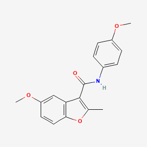 5-methoxy-N-(4-methoxyphenyl)-2-methyl-1-benzofuran-3-carboxamide