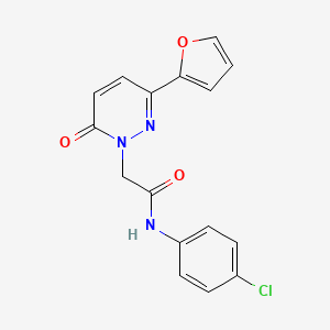 N-(4-chlorophenyl)-2-[3-(2-furyl)-6-oxopyridazin-1(6H)-yl]acetamide