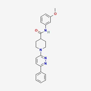 N-(3-methoxyphenyl)-1-(6-phenylpyridazin-3-yl)piperidine-4-carboxamide