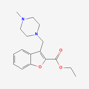 Ethyl 3-[(4-methylpiperazin-1-yl)methyl]-1-benzofuran-2-carboxylate