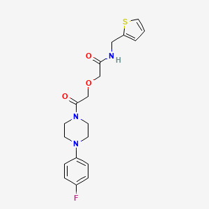 2-{2-[4-(4-fluorophenyl)piperazin-1-yl]-2-oxoethoxy}-N-(thiophen-2-ylmethyl)acetamide