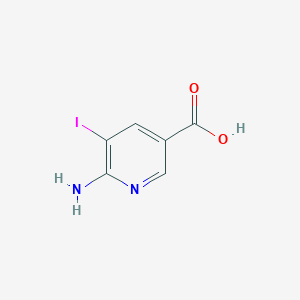 B112755 6-Amino-5-iodonicotinic acid CAS No. 543740-89-2