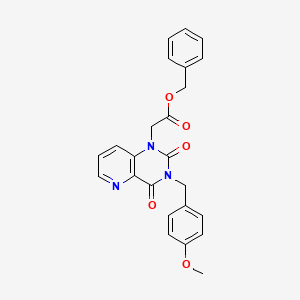 benzyl [3-(4-methoxybenzyl)-2,4-dioxo-3,4-dihydropyrido[3,2-d]pyrimidin-1(2H)-yl]acetate