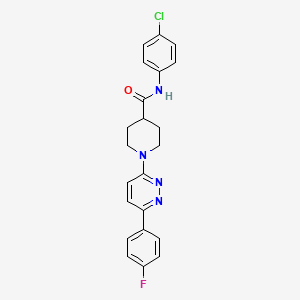 N-(4-chlorophenyl)-1-[6-(4-fluorophenyl)pyridazin-3-yl]piperidine-4-carboxamide