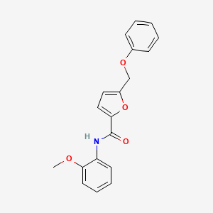 N-(2-methoxyphenyl)-5-(phenoxymethyl)furan-2-carboxamide