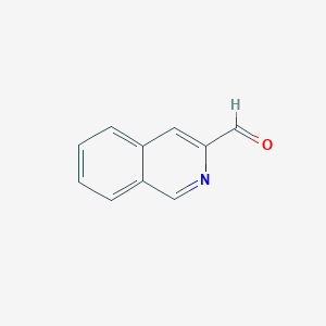 molecular formula C10H7NO B112757 异喹啉-3-甲醛 CAS No. 5470-80-4