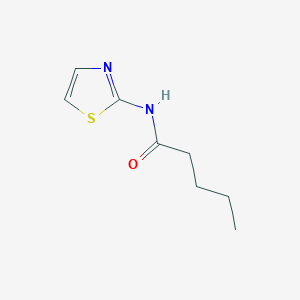 N-(1,3-thiazol-2-yl)pentanamide