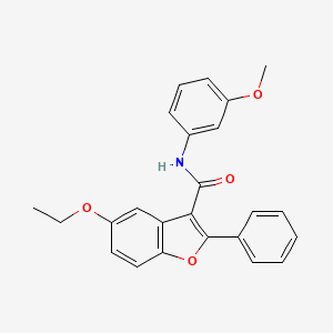 5-ethoxy-N-(3-methoxyphenyl)-2-phenyl-1-benzofuran-3-carboxamide