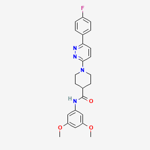 N-(3,5-dimethoxyphenyl)-1-[6-(4-fluorophenyl)pyridazin-3-yl]piperidine-4-carboxamide