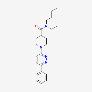 N-butyl-N-ethyl-1-(6-phenylpyridazin-3-yl)piperidine-4-carboxamide