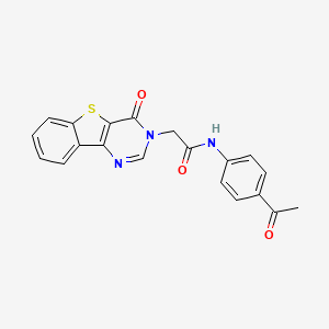 N-(4-acetylphenyl)-2-(4-oxo[1]benzothieno[3,2-d]pyrimidin-3(4H)-yl)acetamide