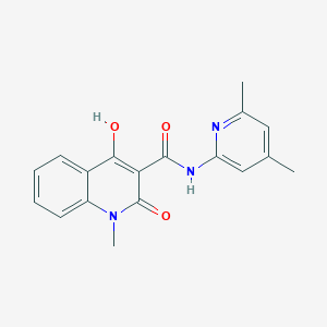 N-(4,6-dimethylpyridin-2-yl)-4-hydroxy-1-methyl-2-oxo-1,2-dihydroquinoline-3-carboxamide