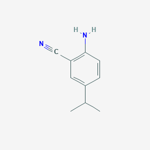 molecular formula C10H12N2 B112761 2-氨基-5-异丙基苯甲腈 CAS No. 549488-76-8