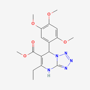 Methyl 5-ethyl-7-(2,4,5-trimethoxyphenyl)-4,7-dihydrotetrazolo[1,5-a]pyrimidine-6-carboxylate