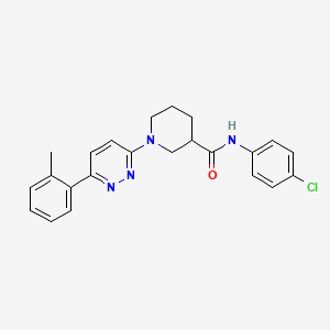 N-(4-chlorophenyl)-1-[6-(2-methylphenyl)pyridazin-3-yl]piperidine-3-carboxamide