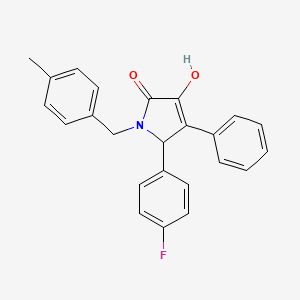 5-(4-fluorophenyl)-3-hydroxy-1-(4-methylbenzyl)-4-phenyl-1,5-dihydro-2H-pyrrol-2-one