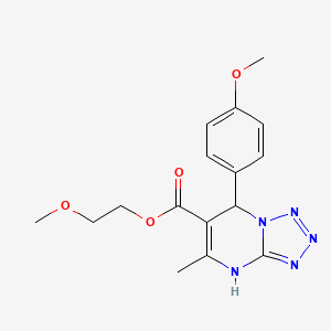 2-Methoxyethyl 7-(4-methoxyphenyl)-5-methyl-4,7-dihydrotetrazolo[1,5-a]pyrimidine-6-carboxylate