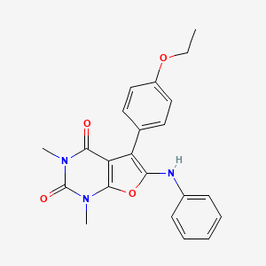 5-(4-ethoxyphenyl)-1,3-dimethyl-6-(phenylamino)-1H,2H,3H,4H-furo[2,3-d]pyrimidine-2,4-dione