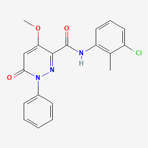 N-(3-chloro-2-methylphenyl)-4-methoxy-6-oxo-1-phenyl-1,6-dihydropyridazine-3-carboxamide