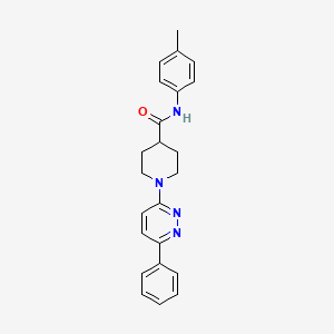 N-(4-methylphenyl)-1-(6-phenylpyridazin-3-yl)piperidine-4-carboxamide