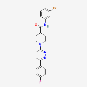 N-(3-bromophenyl)-1-[6-(4-fluorophenyl)pyridazin-3-yl]piperidine-4-carboxamide