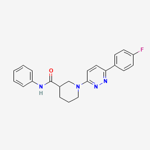 1-[6-(4-fluorophenyl)pyridazin-3-yl]-N-phenylpiperidine-3-carboxamide